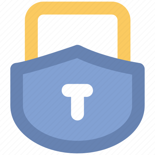 Lock, login, padlock, password, privacy, security, shield shape icon - Download on Iconfinder