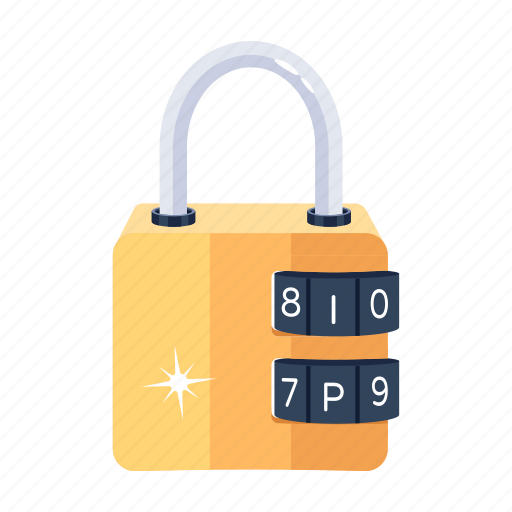 Lock, combination lock, numeric lock, door lock, door padlock icon - Download on Iconfinder