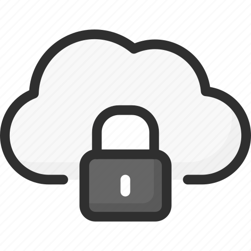 Cloud, lock, padlock, protection, security, service, storage icon - Download on Iconfinder