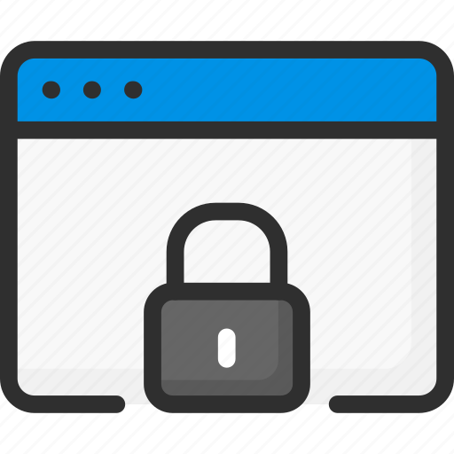 Lock, padlock, password, protection, security, webpage, website icon - Download on Iconfinder