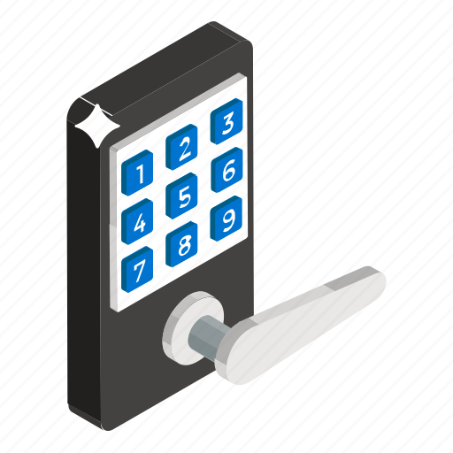 Door handle, door lock, remote lock, smart lock, wireless lock icon - Download on Iconfinder
