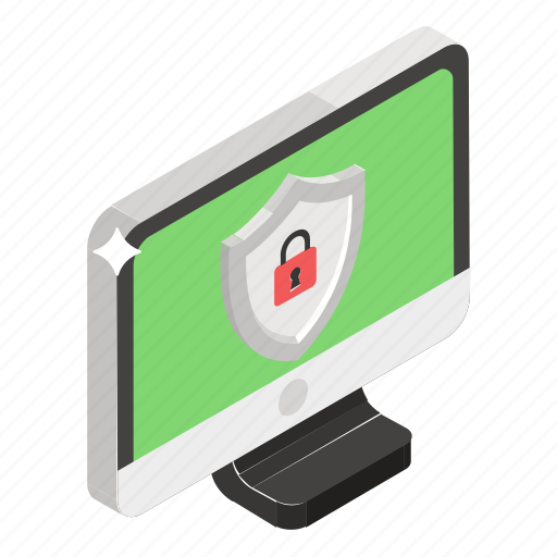 Computer protection, computer security, information security, secure system, system protection icon - Download on Iconfinder