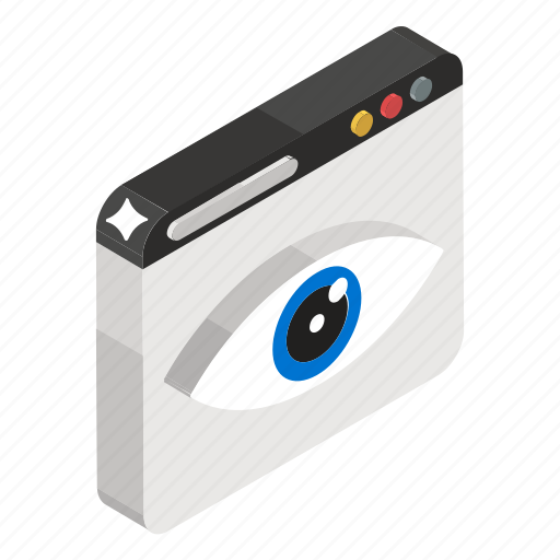 Web analyzing, web eye, web monitoring, web view, web visualization icon - Download on Iconfinder
