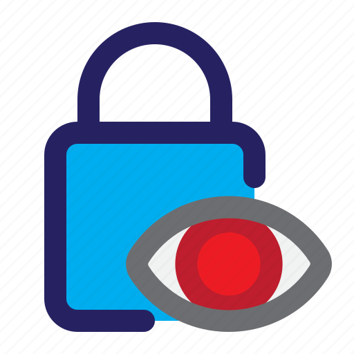 Security, protection, access, eye, lock, privacy, personal icon - Download on Iconfinder