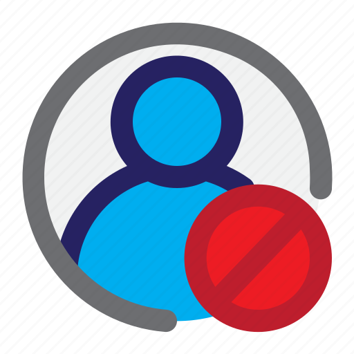 Security, protection, user, block, deny, disable, account icon - Download on Iconfinder