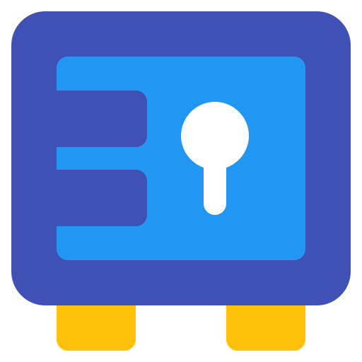 Box, iron, protection, safe, security icon - Free download