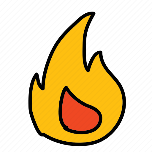 Danger, fire, flame, security icon - Download on Iconfinder