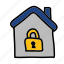 door, house, lock, safety, security 