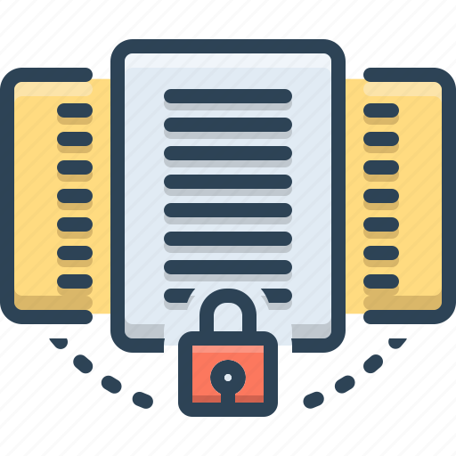 Document, document protection, management, privacy, protection, security icon - Download on Iconfinder