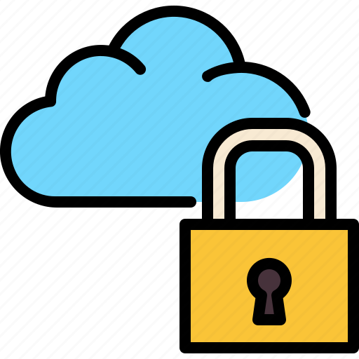 Cloud, security, lock, safe, protect, safety, protection icon - Download on Iconfinder