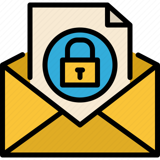 Secure, mail, email, lock, protect, safety, security icon - Download on Iconfinder