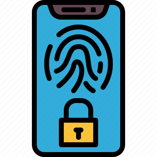 Fingerprint, lock, screen, safe, protect, safety, security icon - Download on Iconfinder