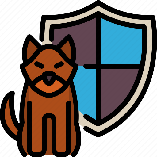 Guard, dog, shield, safe, protect, safety, security icon - Download on Iconfinder