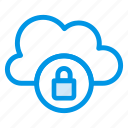 cloud, cloudy, lock, safety, secure, security, sky