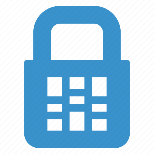 Block, count, figure, lock, locker, protection, secure icon - Download on Iconfinder