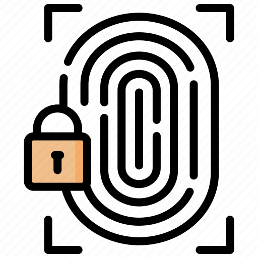 Security, fingerprint, protection, lock, password icon - Download on Iconfinder