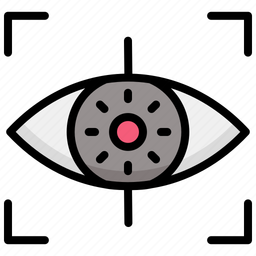 Retinal, scan, scanner, biometric, eye icon - Download on Iconfinder