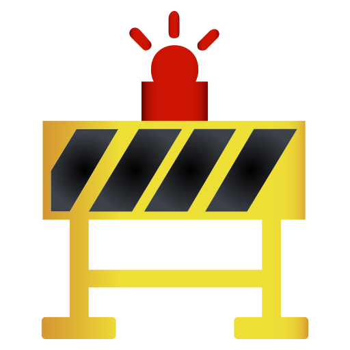 Alert, area, diversion, road, sign, work icon - Free download