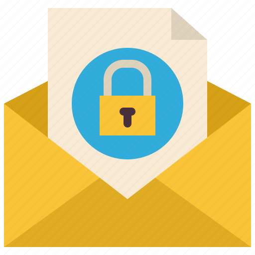 Secure, mail, email, protect, safety, security, lock icon - Download on Iconfinder