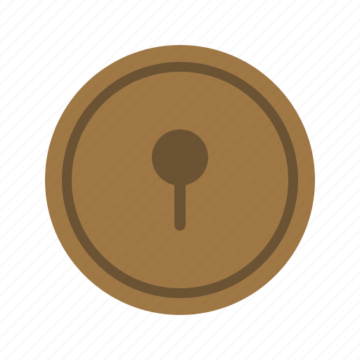 Door, enter, hole, key, keyhole, lock, open icon - Download on Iconfinder