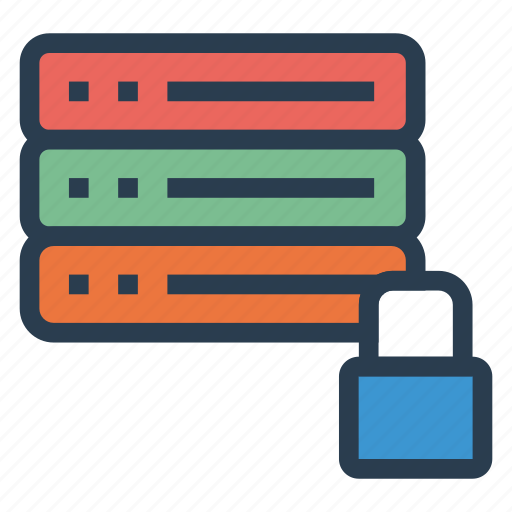 Lock, locked, locker, protected, protection, server, storage icon - Download on Iconfinder