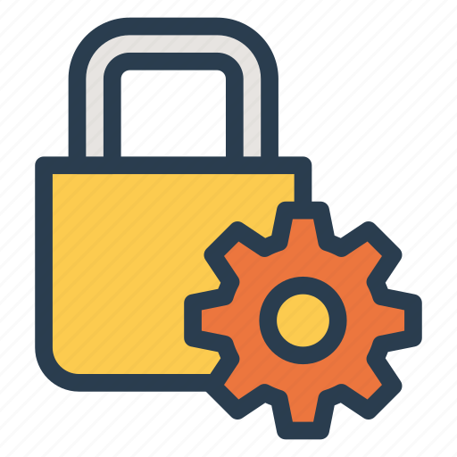 Gear, locker, protection, safe, secure, security, setting icon - Download on Iconfinder