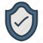 checkmark, encrypted, private, protected, secure, secured, verified 