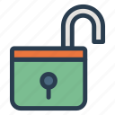lock, opened, password, protect, security, unlock, unlocked