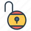 openlock, protect, secure, security, theft, unlock, unlocked 