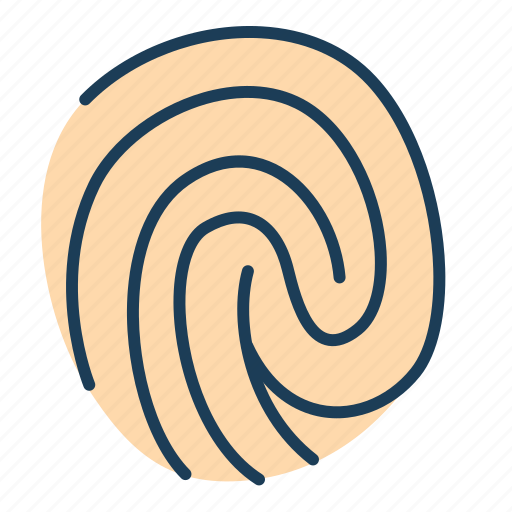 Fingermark, fingerprint, touch, identity icon - Download on Iconfinder