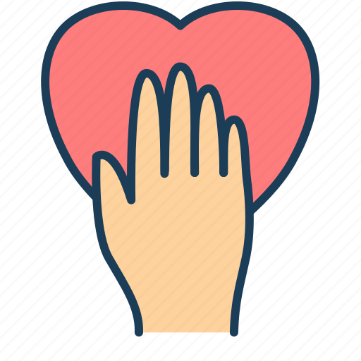 Honesty, heart, hand, solidarity icon - Download on Iconfinder
