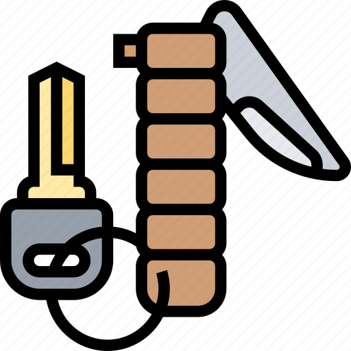 Keychain, car, personal, survival, tool icon - Download on Iconfinder