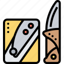 knife, card, folding, defense, tool
