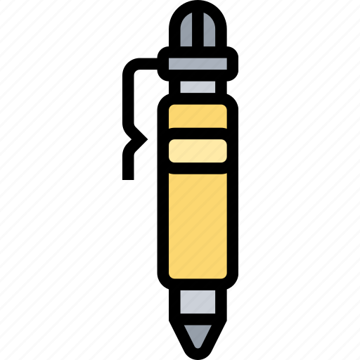 Pen, tactical, weapon, glass, breaker icon - Download on Iconfinder