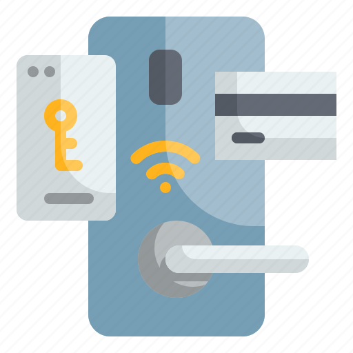 Hotel, keycard, security, key, lock icon - Download on Iconfinder
