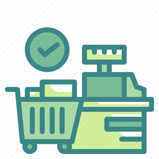 Checkout, commerce, shopping, cashier, purchase icon - Download on Iconfinder