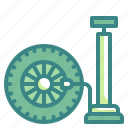 inflate, tire, wheel, pressure, pump
