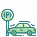 parking, car, sign, transportation, vehicles