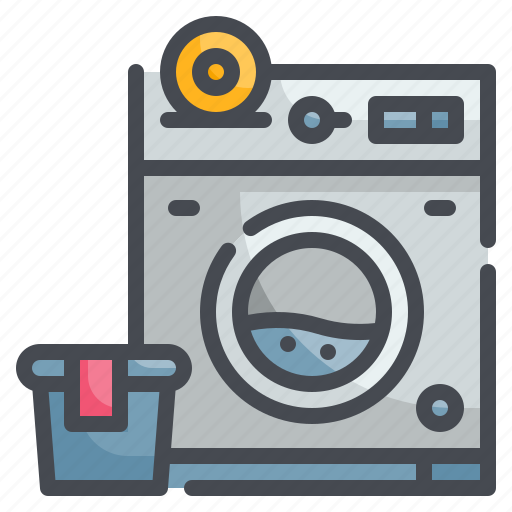 Washing, machine, appliances, cleaning, laundry icon - Download on Iconfinder