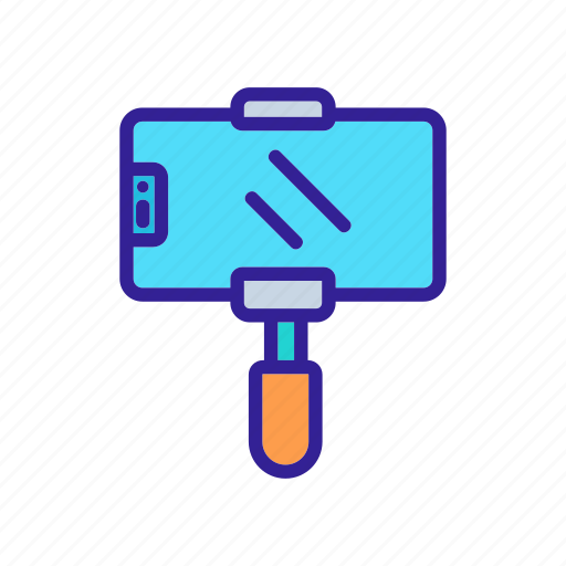Holder, phone, pictures, selfie, smartphone, stick, tool icon - Download on Iconfinder