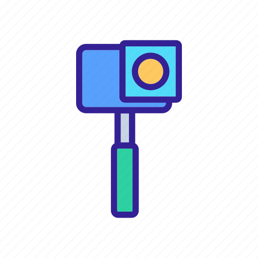 Accessory, camera, photo, photograph, selfie, signs, stick icon - Download on Iconfinder