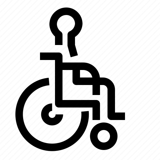 Wheelchair, rehabilitation, handicapped, disabled senior icon - Download on Iconfinder