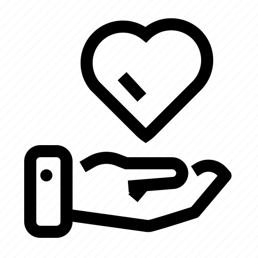 Love, heart, support, elderly care icon - Download on Iconfinder