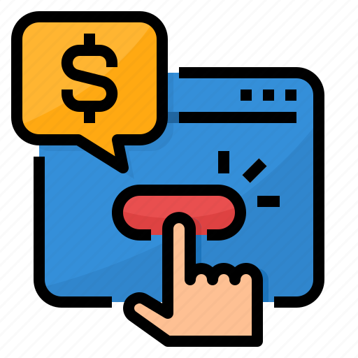 Advertising, click, cost, pay, per icon - Download on Iconfinder
