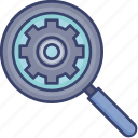 find, magnifier, options, preferences, search, seo, settings