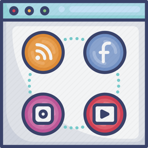 Browser, media, network, sharing, social, webpage, website icon - Download on Iconfinder