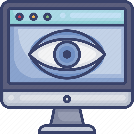 Computer, eye, monitor, screen, seo, view, visual icon - Download on Iconfinder