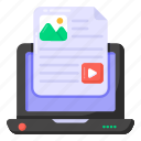 online document, video content, video file, online content 