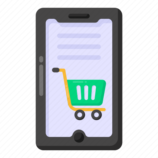 Online shopping, eshop, shopping app, mcommerce, mobile shopping icon - Download on Iconfinder
