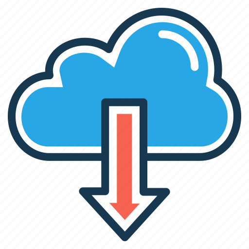 Cloud computing, download, import, save, service, storage icon - Download on Iconfinder
